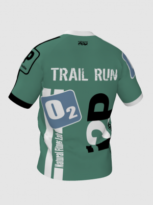 Podiumwear Men's V-Neck Tee (Nordic Skiing) Back View