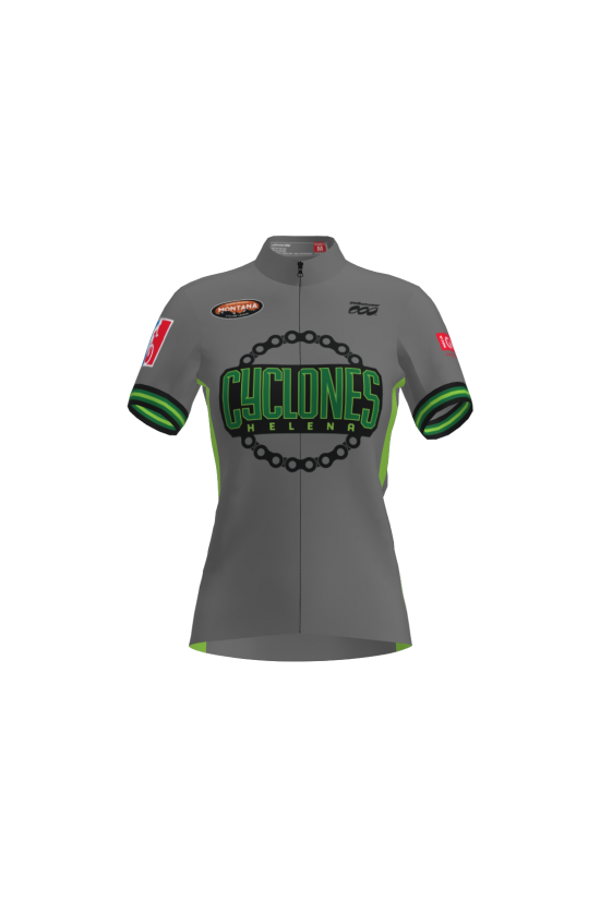 Podiumwear Women's Silver Full Zip Jersey Gallery