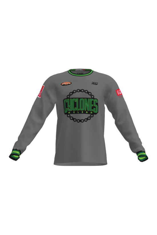 Podiumwear Unisex Silver Long Sleeve Tech Tee Gallery