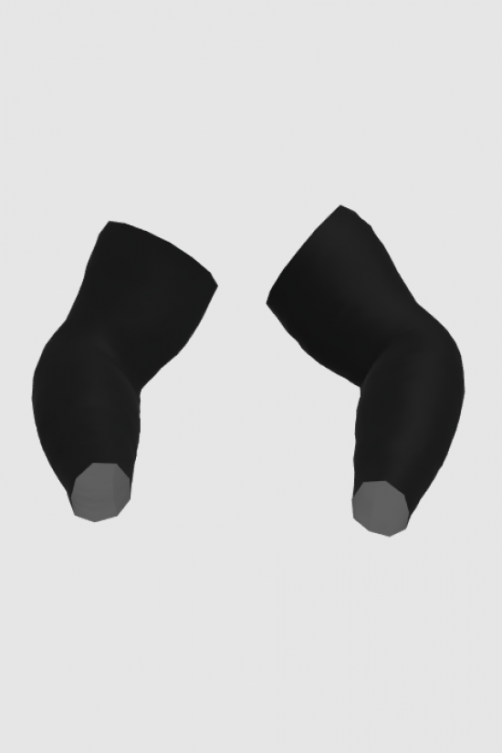 Podiumwear Dyed Black Armwarmers Gallery