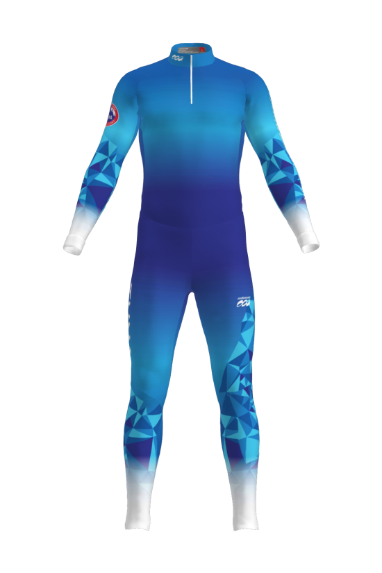Podiumwear Unisex Silver Two-Piece Race Suit Gallery