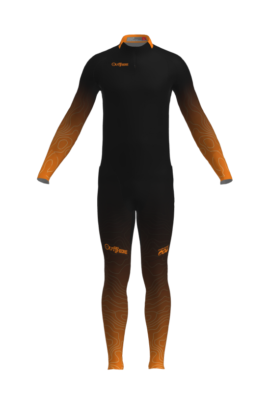 Podiumwear New Unisex Gold Two-Piece Race Suit Gallery