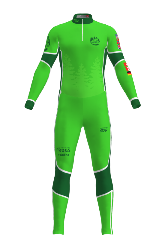 Podiumwear Unisex Silver Two-Piece Race Suit Gallery