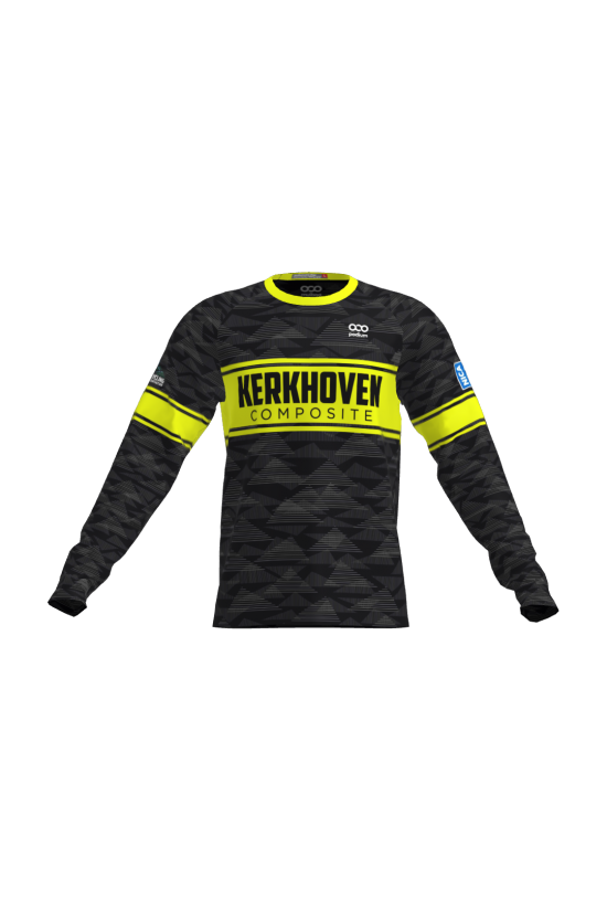 Podiumwear Unisex Silver Long Sleeve Tech Tee - New Fabric 2025! Gallery