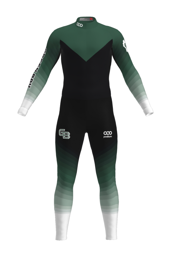 Podiumwear Unisex Gold One-Piece Race Suit Gallery