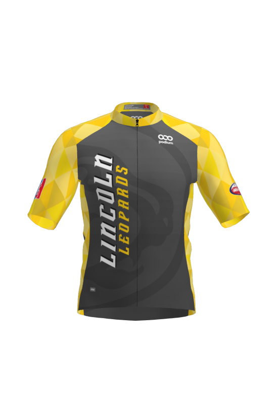 Podiumwear Men's Gold Full Zip Jersey Gallery
