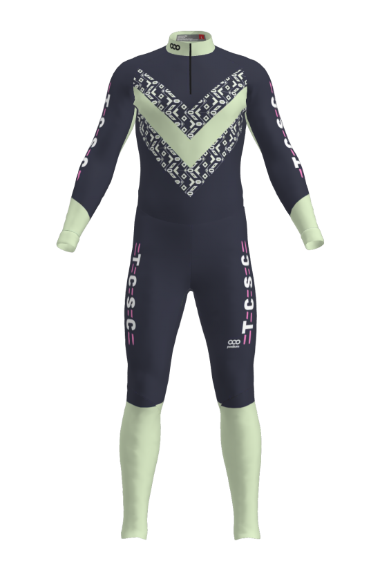 Podiumwear Unisex Silver Two-Piece Race Suit Gallery