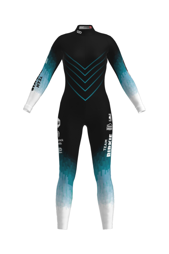Podiumwear Women's Gold One-Piece Race Suit Gallery