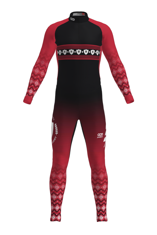 Podiumwear Unisex Silver Two-Piece Race Suit Gallery