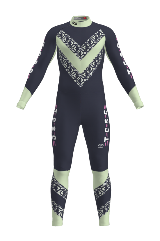 Podiumwear Unisex Gold One-Piece Race Suit Gallery
