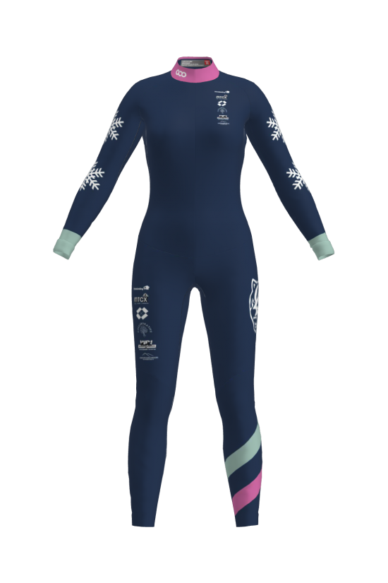 Podiumwear Women's Gold One-Piece Race Suit Gallery