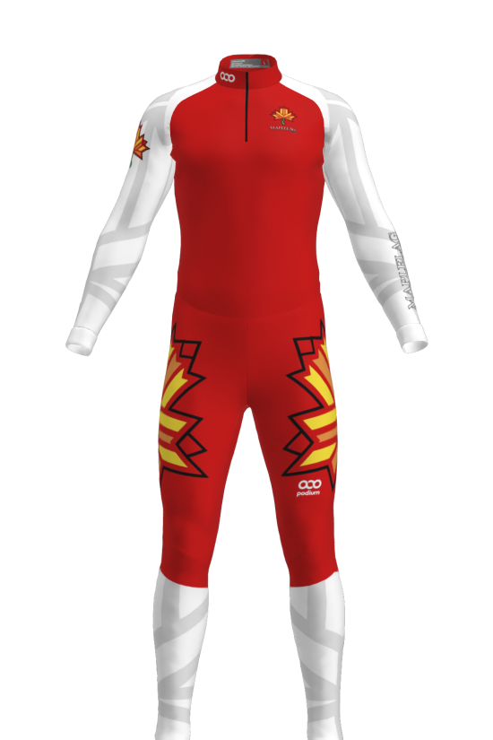 Podiumwear Unisex Silver Two-Piece Race Suit Gallery