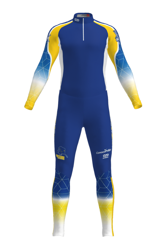 Podiumwear Unisex Silver Two-Piece Race Suit Gallery