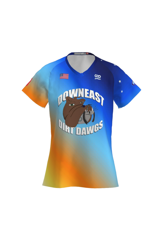 Podiumwear Women's Silver Short Sleeve MTB Jersey Gallery