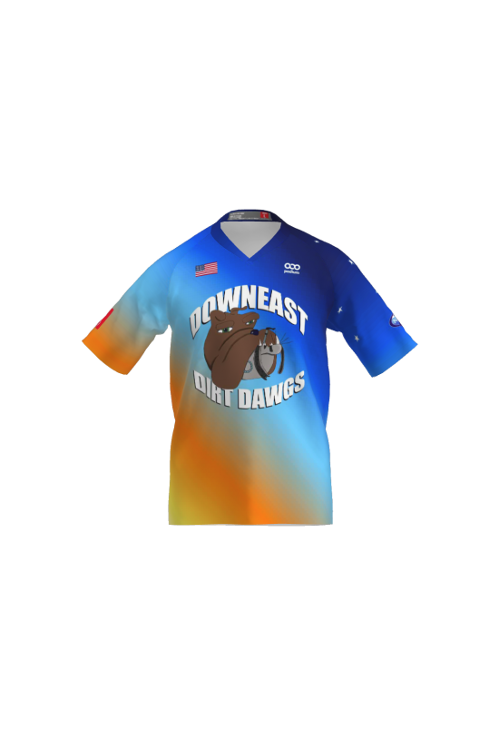 Podiumwear Men's Silver Short Sleeve MTB Jersey Gallery