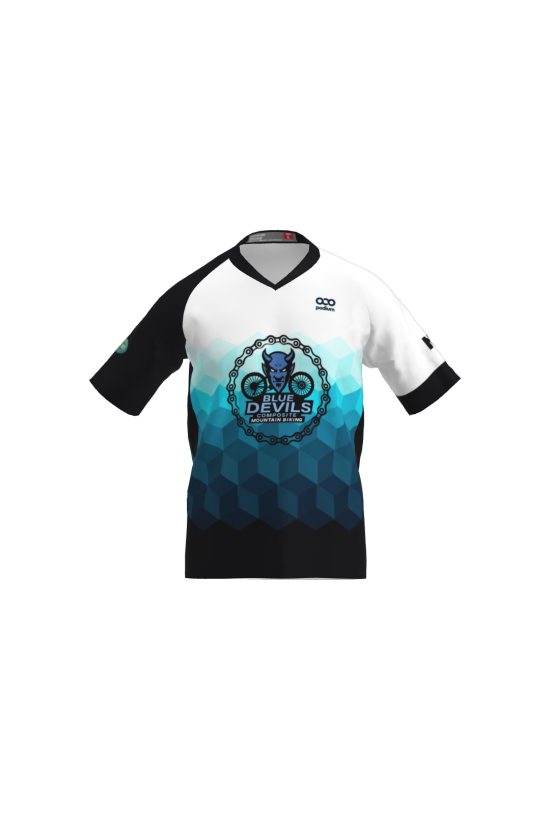 Podiumwear Men's Silver Short Sleeve MTB Jersey Gallery