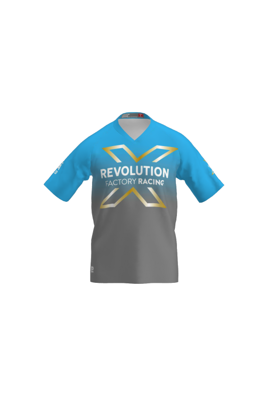 Podiumwear Men's Silver Short Sleeve MTB Jersey Gallery