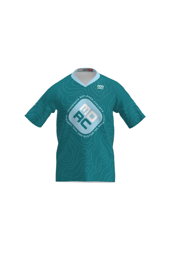 Podiumwear Men's Silver Short Sleeve MTB Jersey Gallery