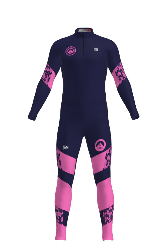 Podiumwear Unisex Silver Two-Piece Race Suit Gallery