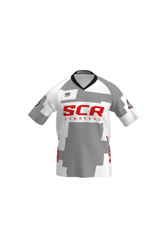 Podiumwear Men's Silver Short Sleeve MTB Jersey Gallery