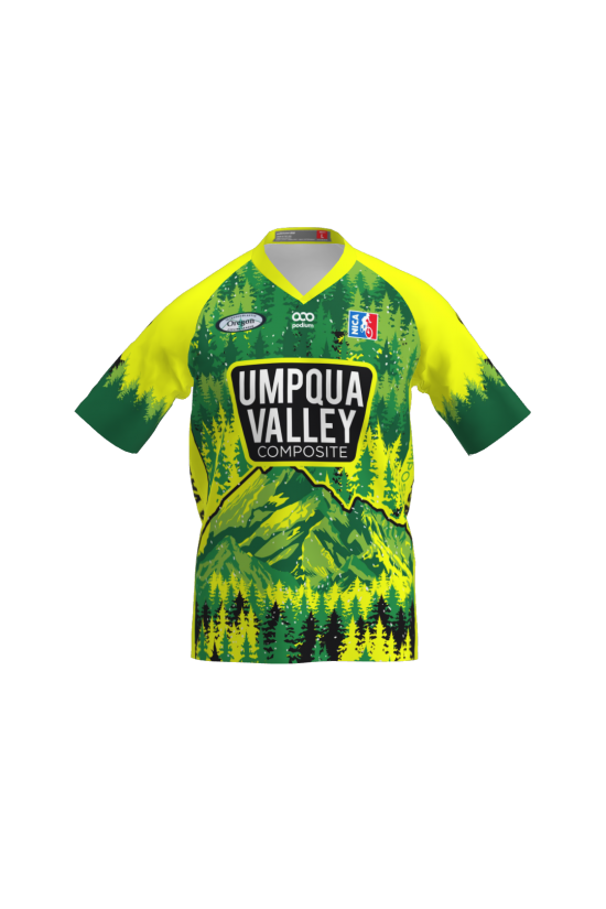 Podiumwear Men's Silver Short Sleeve MTB Jersey Gallery