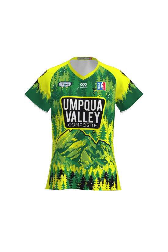 Podiumwear Women's Silver Short Sleeve MTB Jersey Gallery