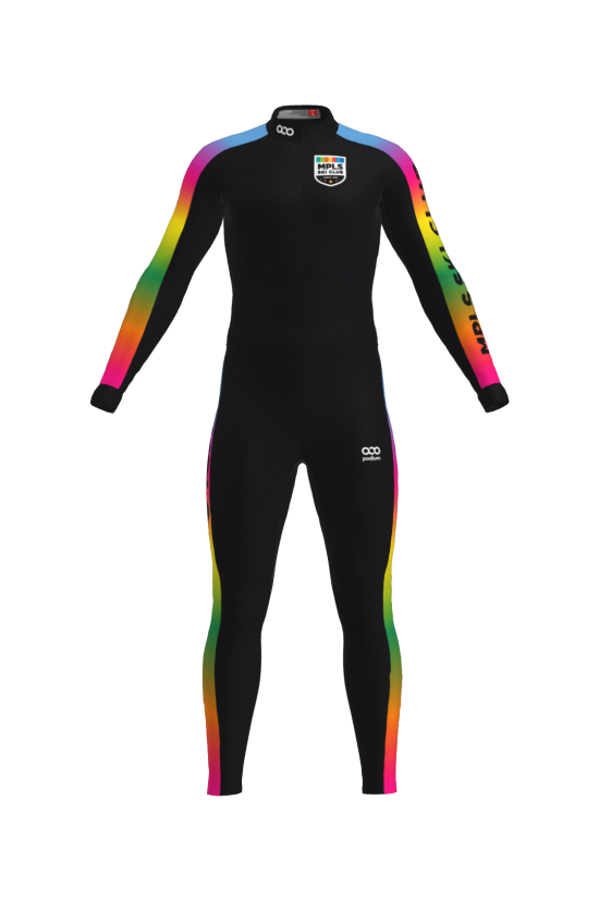 Podiumwear Unisex Gold One-Piece Race Suit Gallery