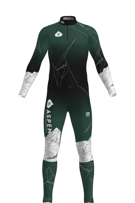 Podiumwear Unisex Silver Two-Piece Race Suit Gallery