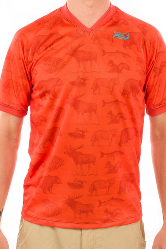 Podiumwear Men's Silver Short Sleeve MTB Jersey - New Fabric 2025!
