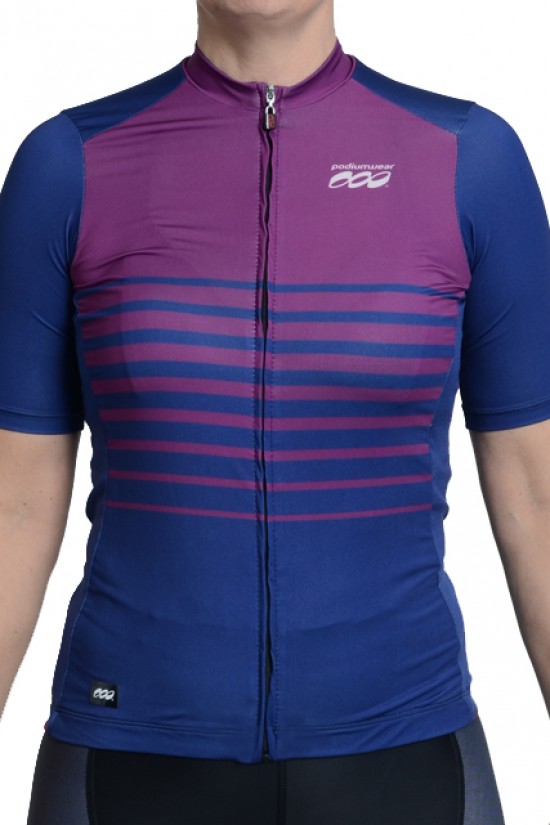 Podiumwear Women's Gold Full Zip Jersey