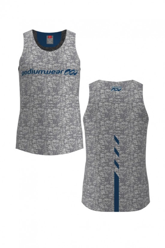 Podiumwear Men's Run Singlet - New Fabric 2025!