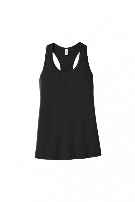 Podiumwear Women's Cotton Racerback Tank with Print