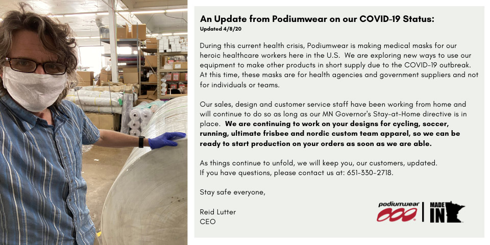 Podiumwear COVID-19 Update