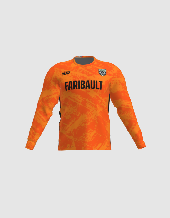 orange soccer shirt