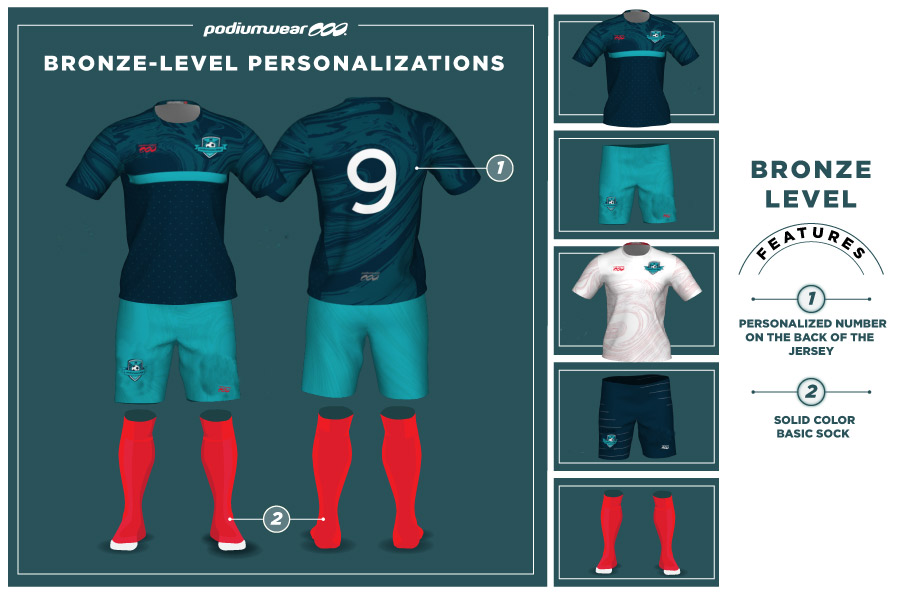 Podiumwear Soccer Bronze Package