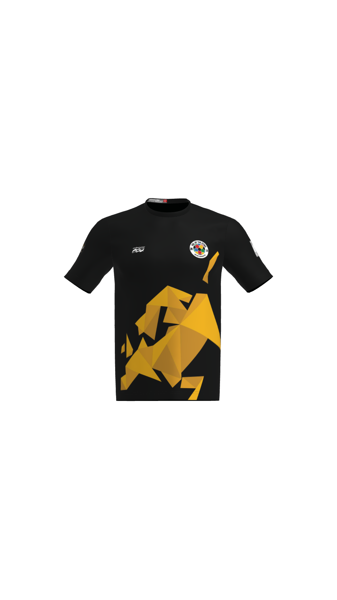 Buy Jersey Design - Yellow and Black Soccer Jersey Design