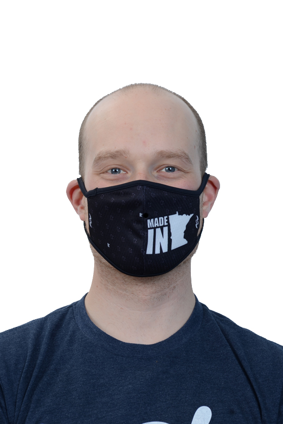 Podiumwear Custom Two Layer Face Mask Front