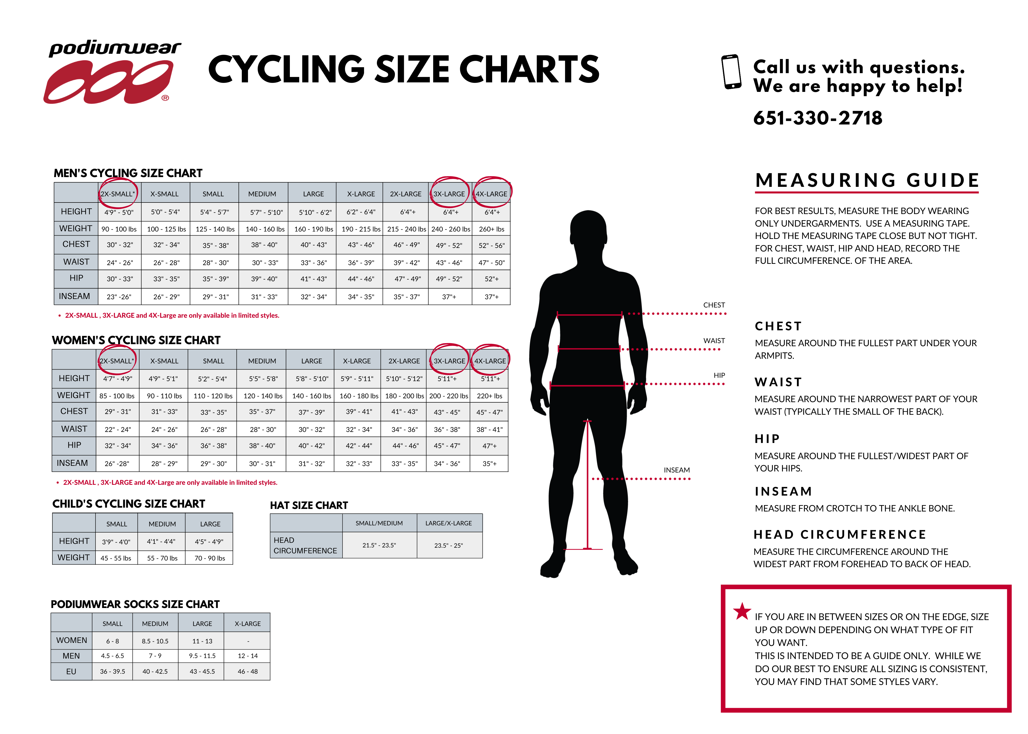 Child Jersey Size Chart