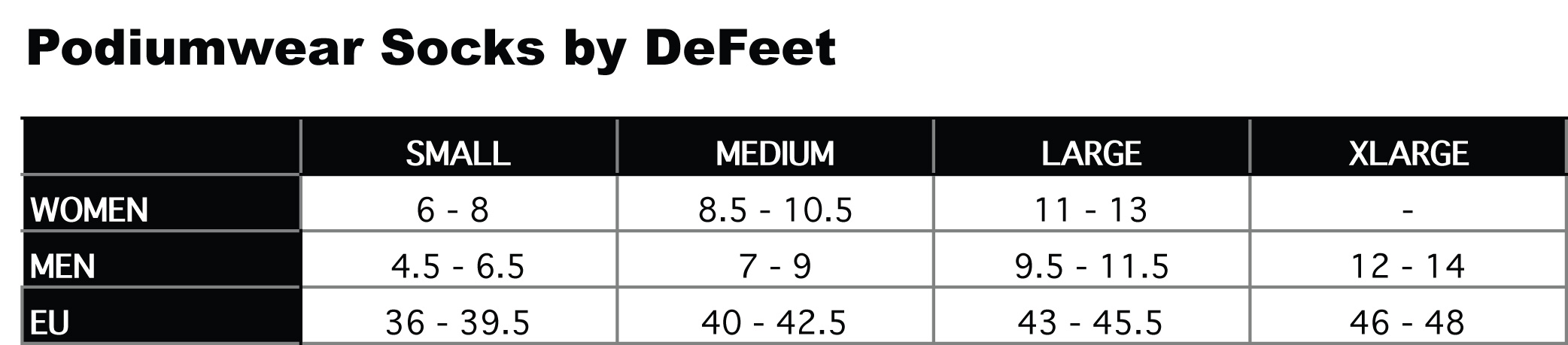 Theory Size Chart Mens